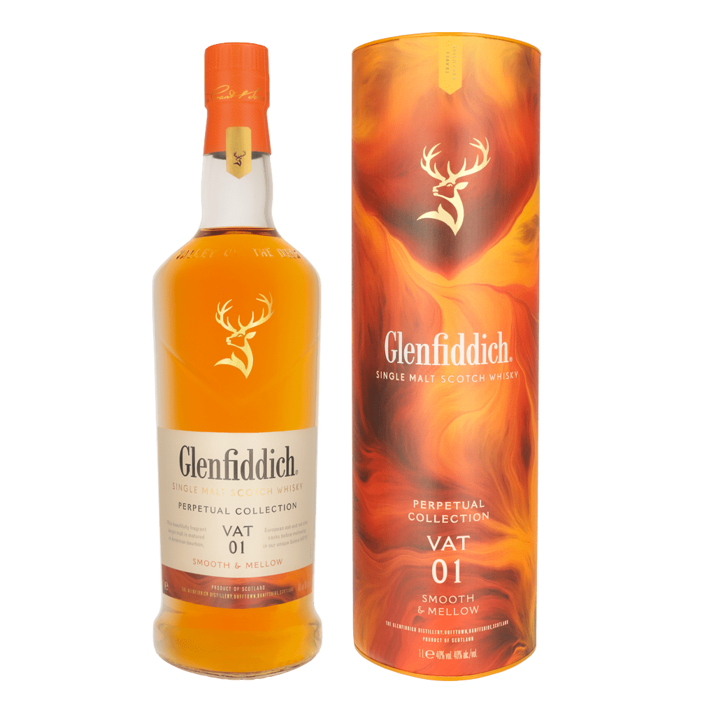 Glenfiddich Perpetual Collection Vat 1 1ltr Single Malt Whisky + Giftbox