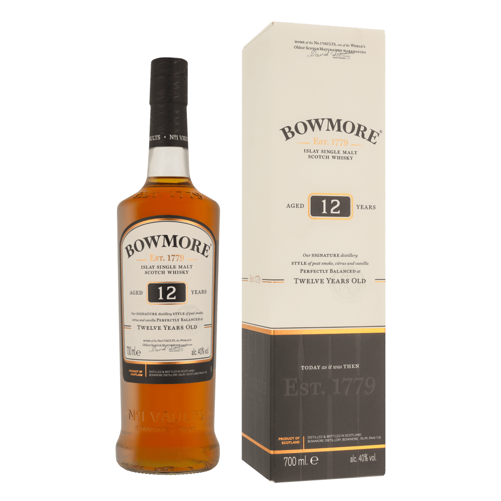 Bowmore 12 Years 70cl Single Malt Whisky + Giftbox