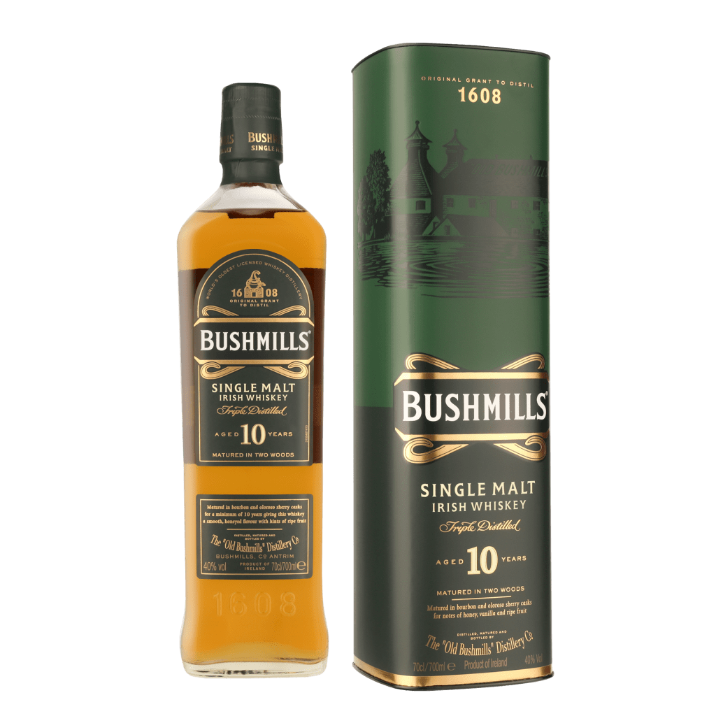 Bushmills 10 Years 70cl Single Malt Whisky + Giftbox