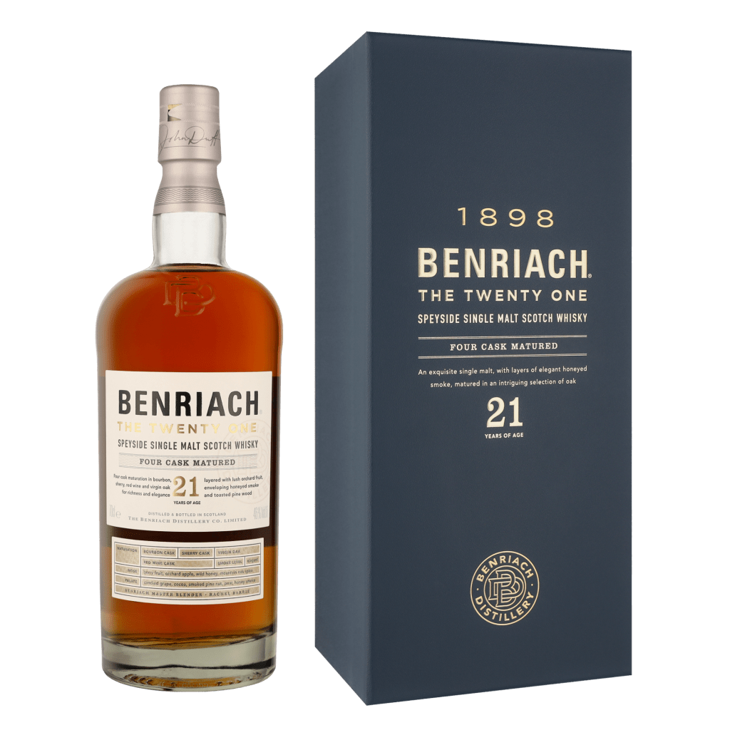 Benriach 21 Years 70cl Single Malt Whisky + Giftbox