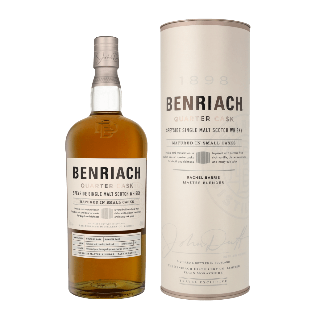 Benriach Quarter Cask Classic 1ltr Single Malt Whisky + Giftbox