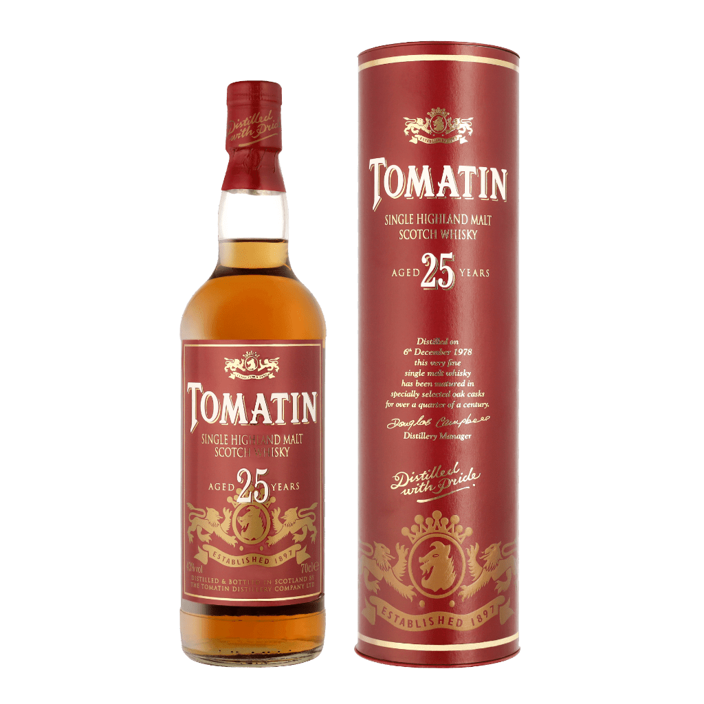 Tomatin 25 Years 70cl Single Malt Whisky + Giftbox