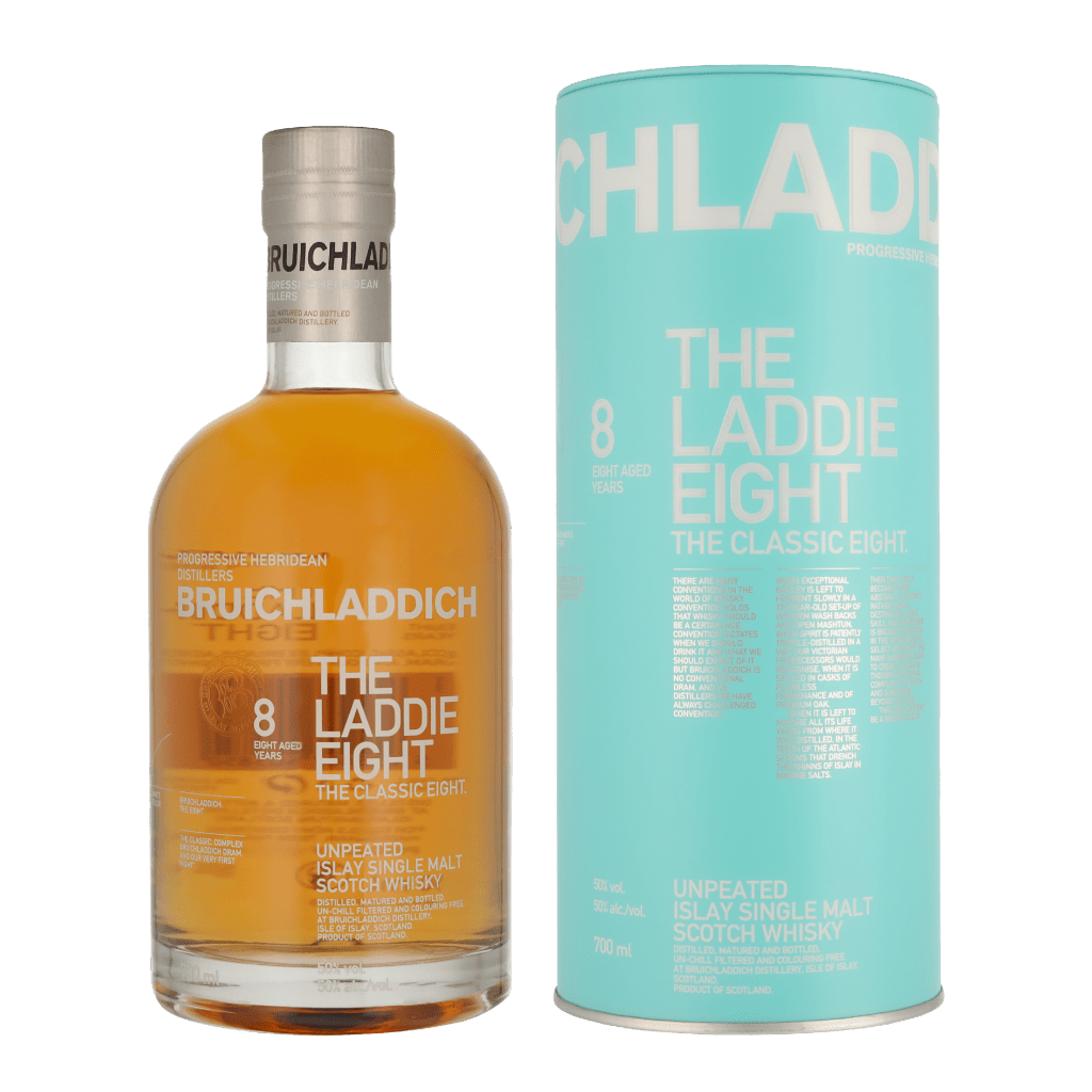 Bruichladdich Laddie 8 70cl Single Malt Whisky + Giftbox