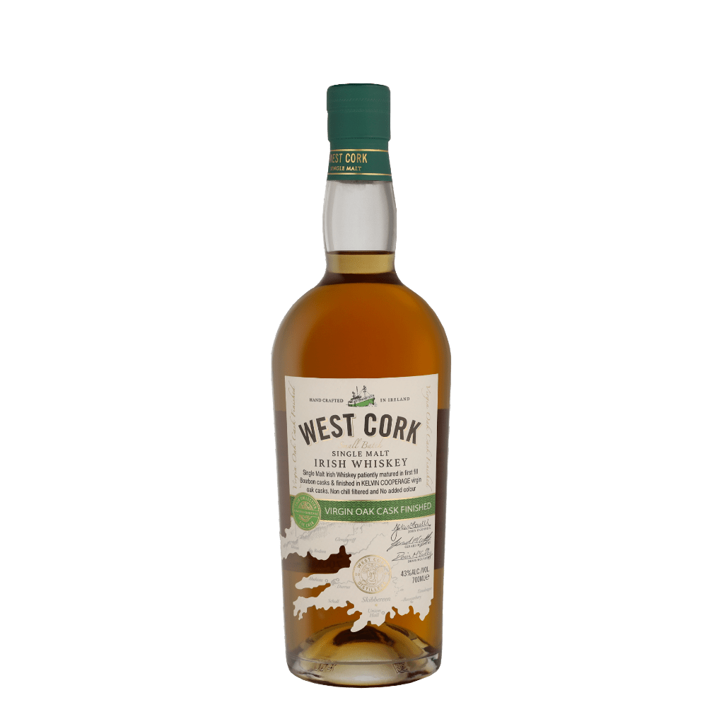 West Cork Virgin Oak Cask Finished 70cl Single Malt Whisky