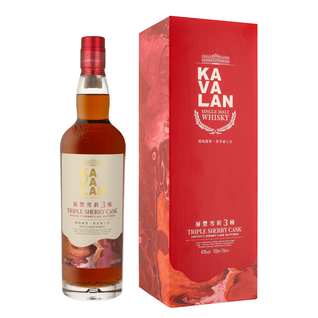 Kavalan Triple Sherry Cask 70cl Single Malt Whisky + Giftbox