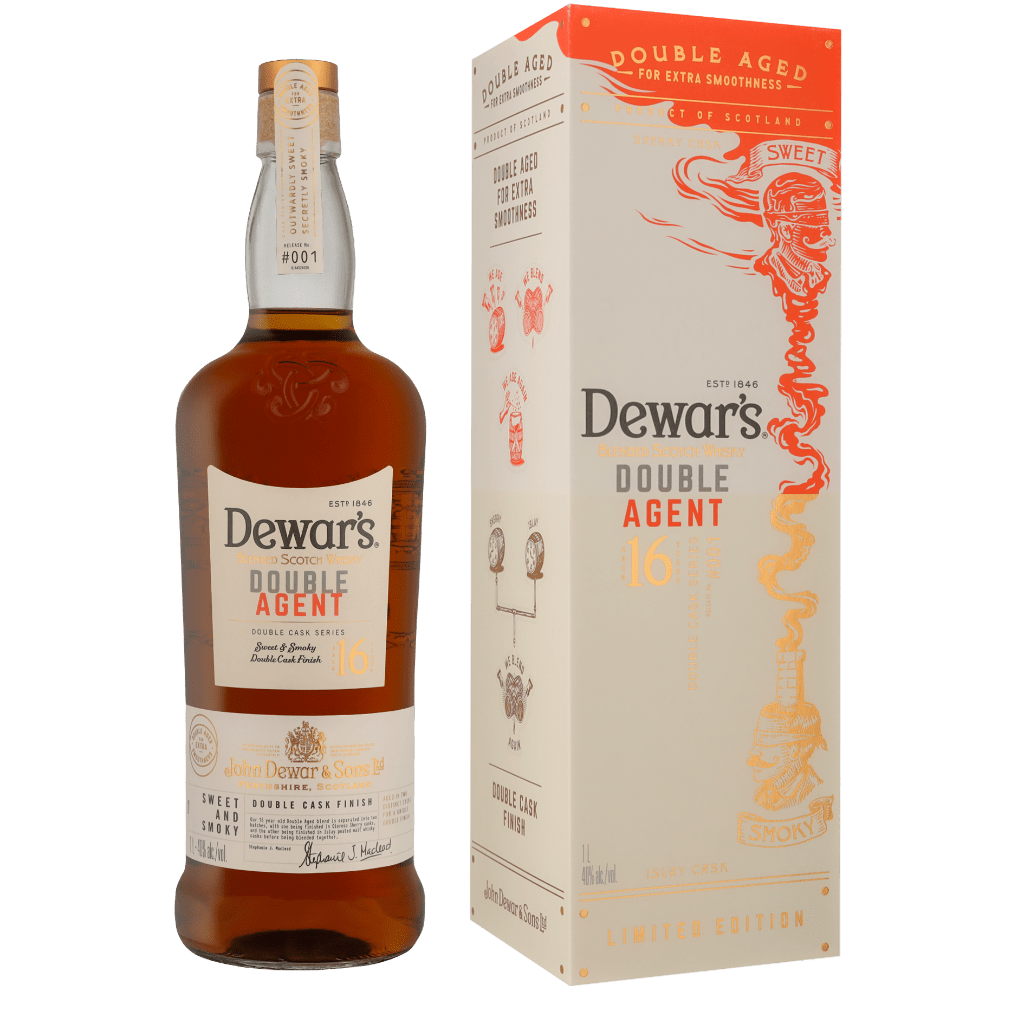 Dewar&apos;s 16 Years Double Special Edition 1ltr Blended Whisky + Giftbox