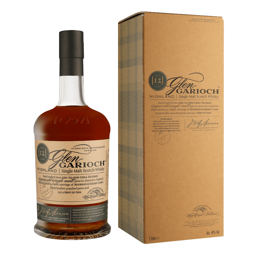 Glen Garioch 12 Years 1ltr Single Malt Whisky + Giftbox