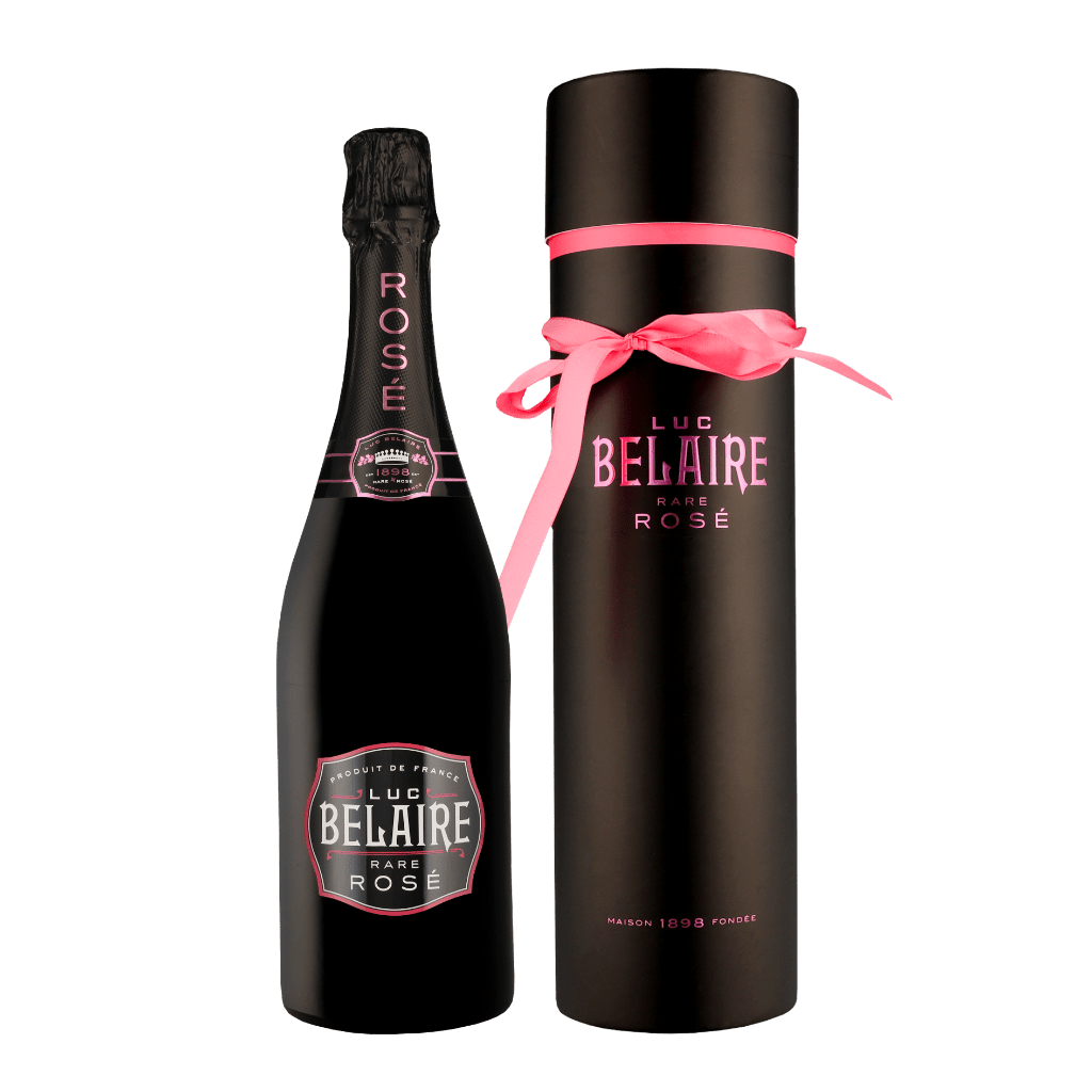 Luc Belaire Rare Rose + Tube GB 75cl Mousserende Wijn