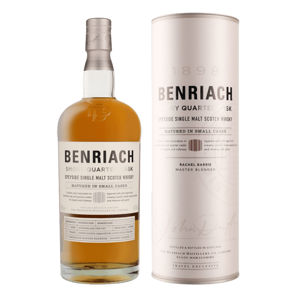 Benriach Smoky Quarter Cask 1ltr Single Malt Whisky + Giftbox