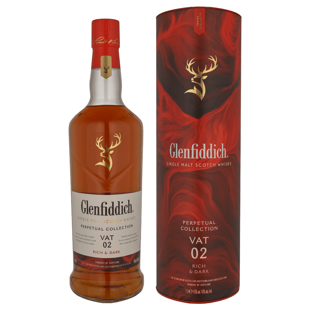 Glenfiddich Perpetual Collection Vat 2 1ltr Single Malt Whisky + Giftbox