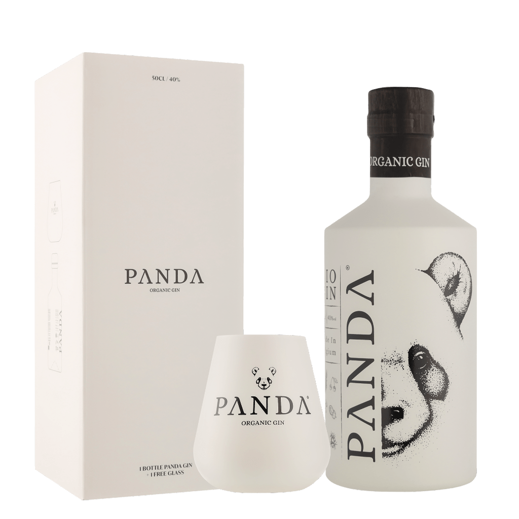 Panda Gin + Glas 50cl Gin Geschenken