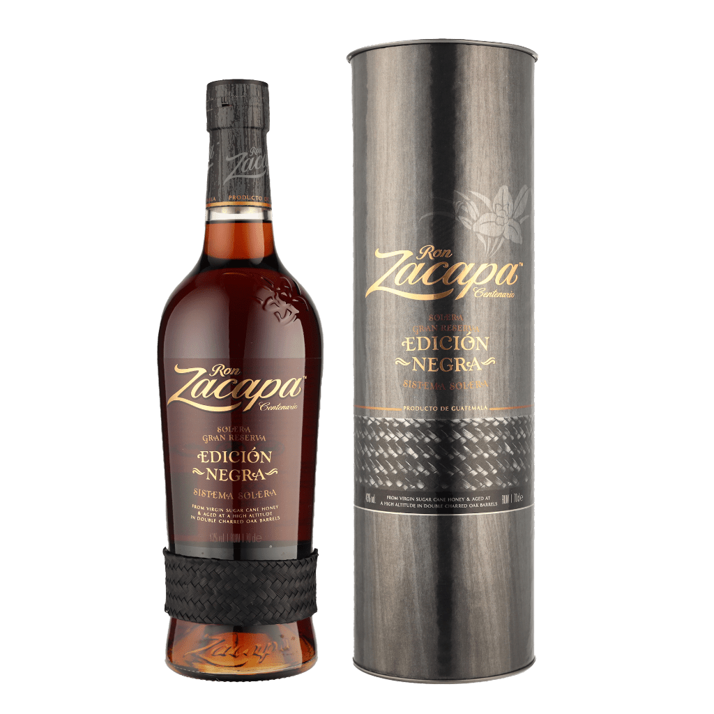 Zacapa Edicion Negra 70cl Rum + Giftbox