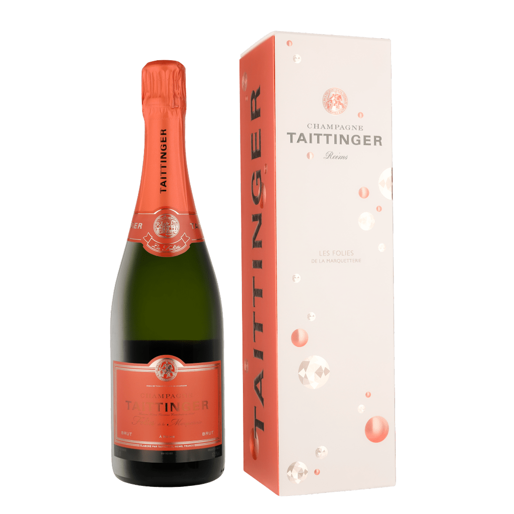 Taittinger Les Folies de la Marquetterie 75cl Champagne + Giftbox