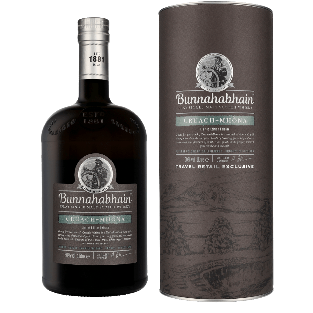 Bunnahabhain Cruach Mhona 1ltr Single Malt Whisky + Giftbox