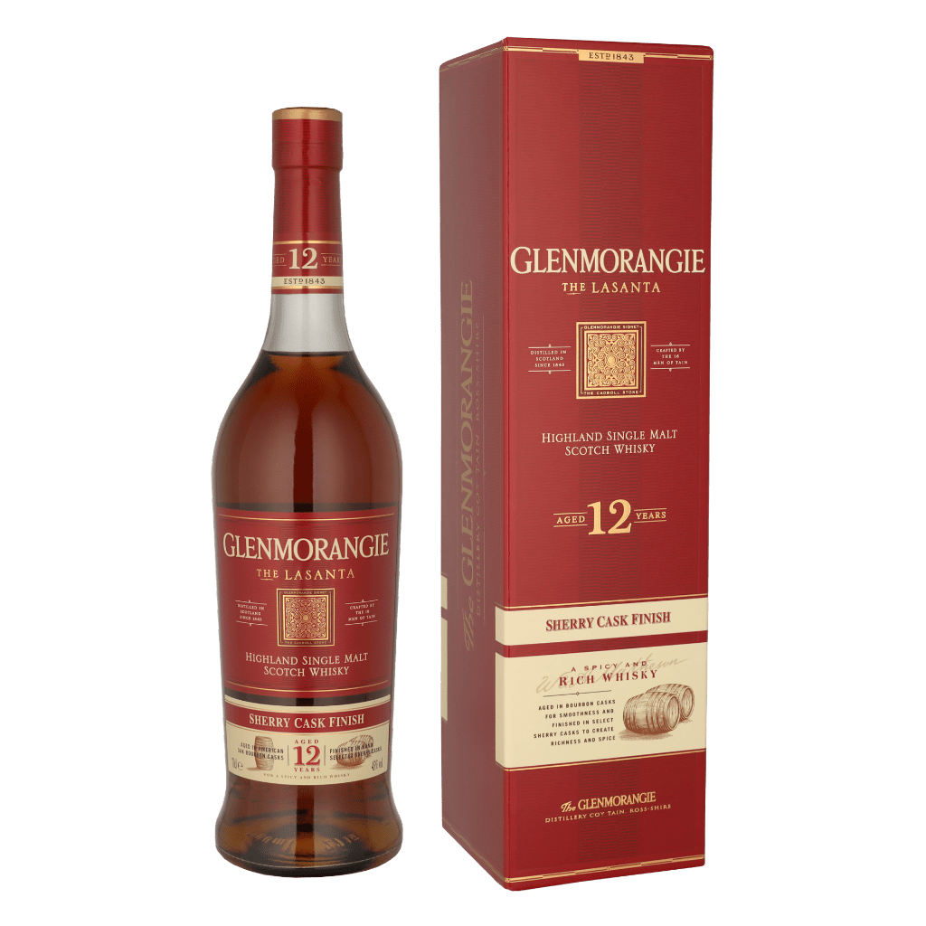 Glenmorangie 12 Years The Lasanta 70cl Single Malt Whisky + Giftbox