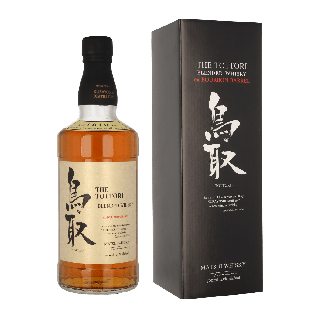 The Tottori Bourbon Barrel Blended Whisky 70c + Giftbox