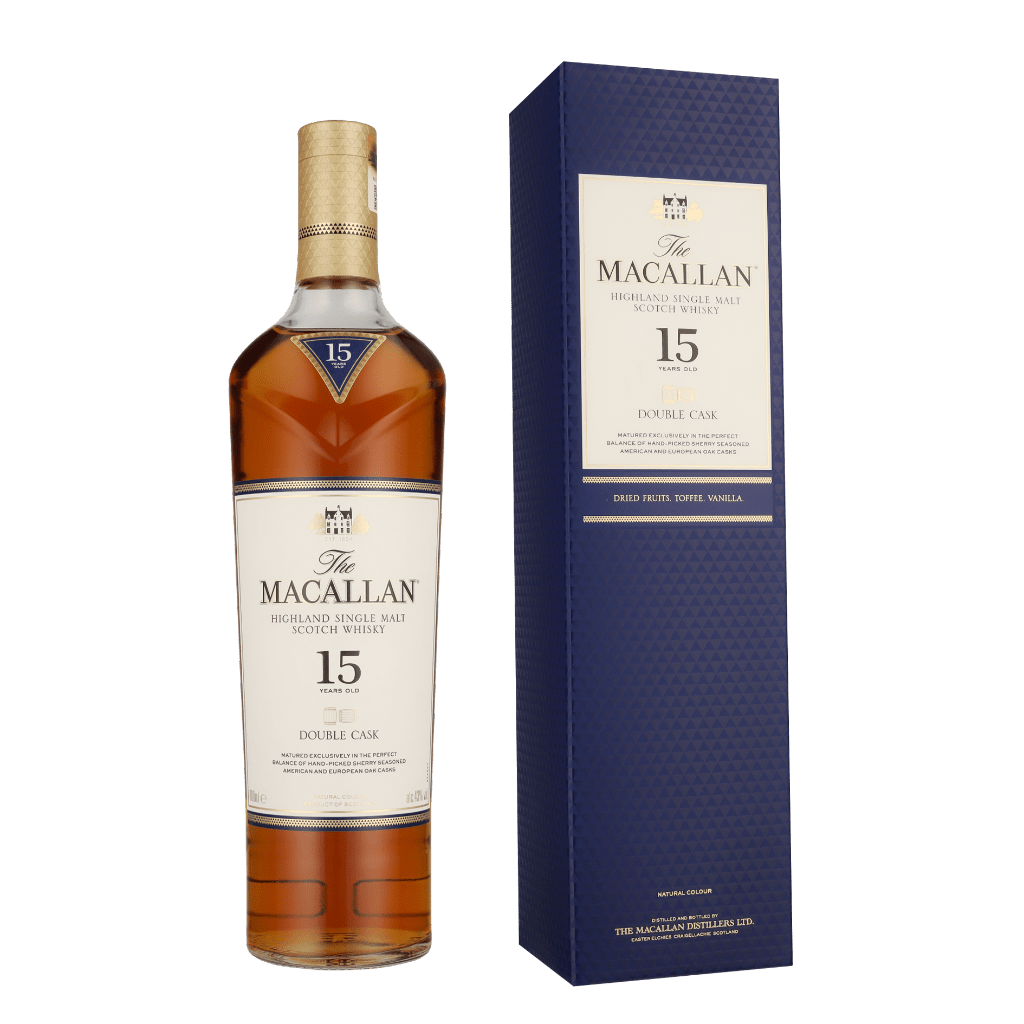 The Macallan 15 Years Double Cask 70cl Single Malt Whisky + Giftbox