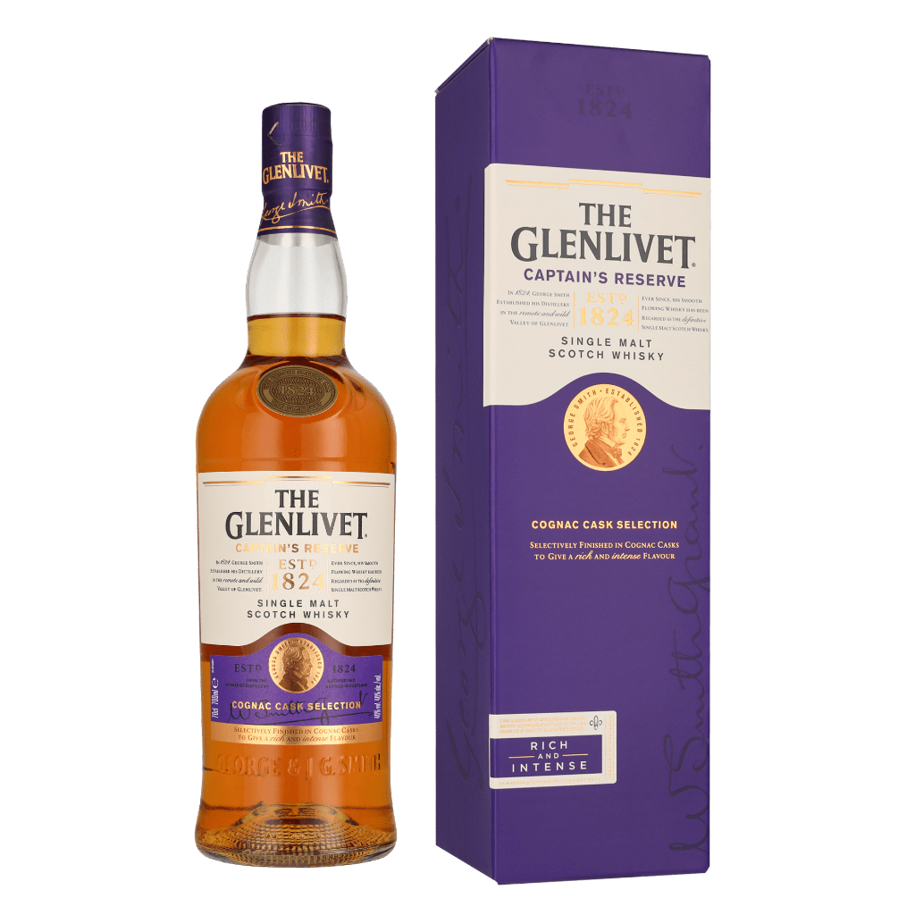 The Glenlivet Captains Reserve 70cl Single Malt Whisky + Giftbox