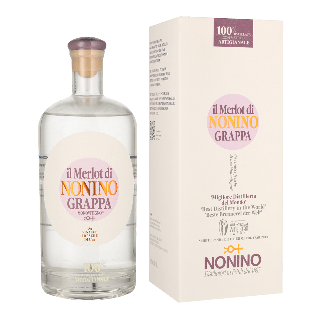 Nonino Merlot 70cl Grappa + Giftbox