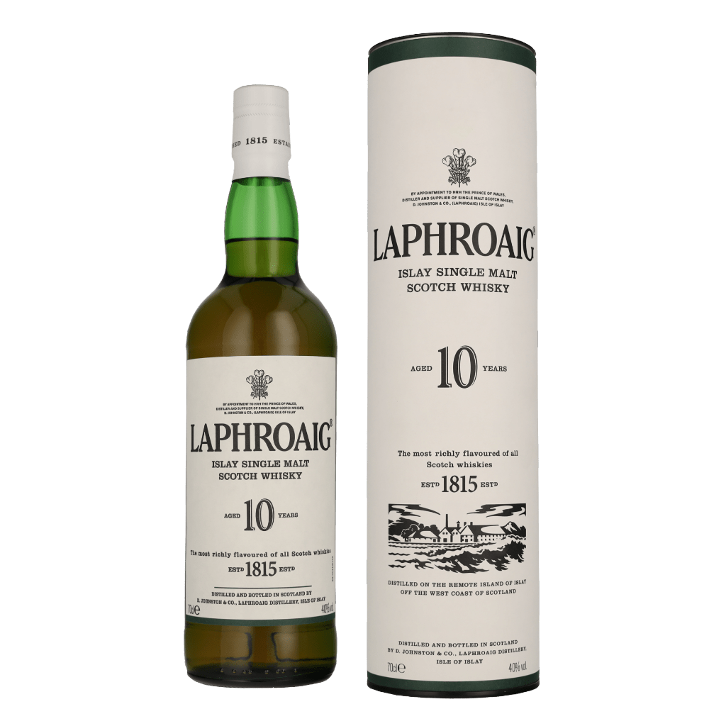 Laphroaig 10 Years 70cl Single Malt Whisky + Giftbox