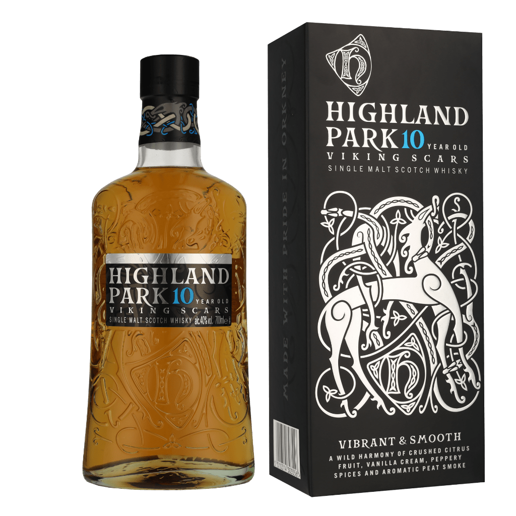 Highland Park 10 Years Viking Scars 70cl Single Malt Whisky + Giftbox