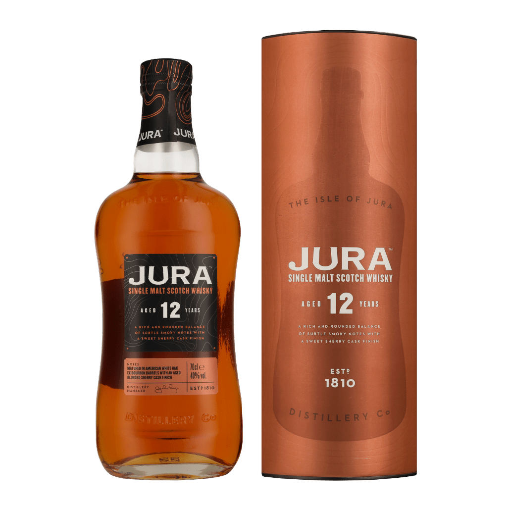 Isle Of Jura 12 Years 70cl Single Malt Whisky + Giftbox