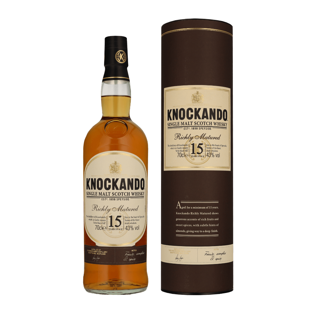 Knockando 15 Years Richly Matured 70cl Single Malt Whisky + Giftbox