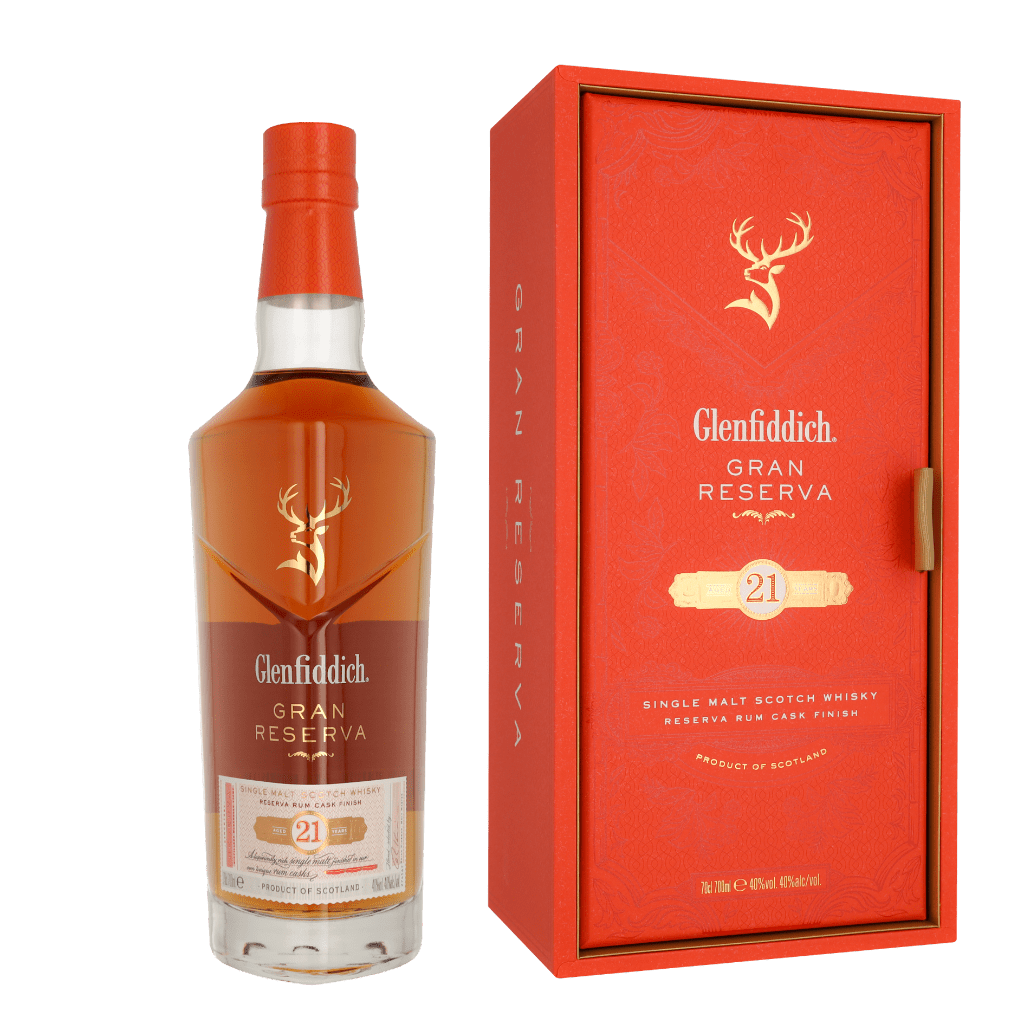 Glenfiddich 21 Years Reserva Rum Cask Finish Single Malt Whisky + Giftbox