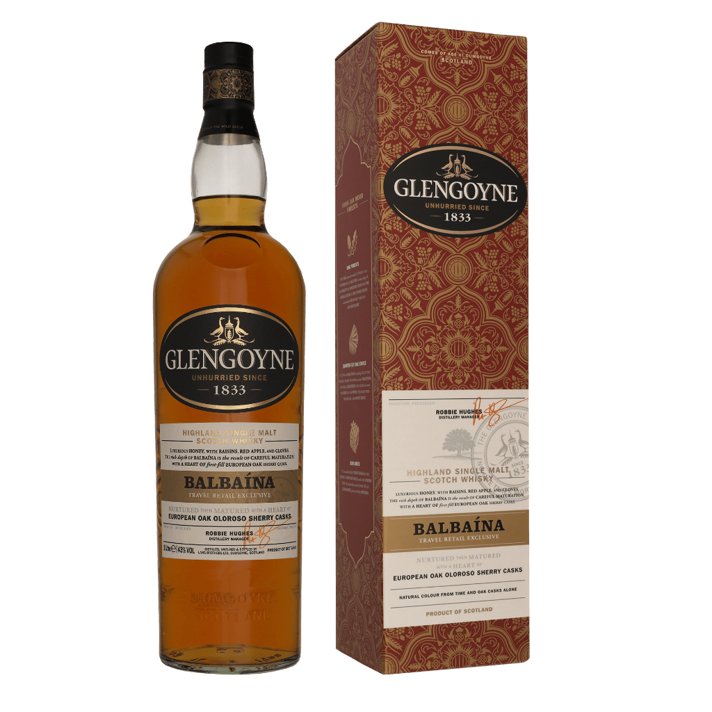 Glengoyne Balbaina 1ltr Single Malt Whisky + Giftbox