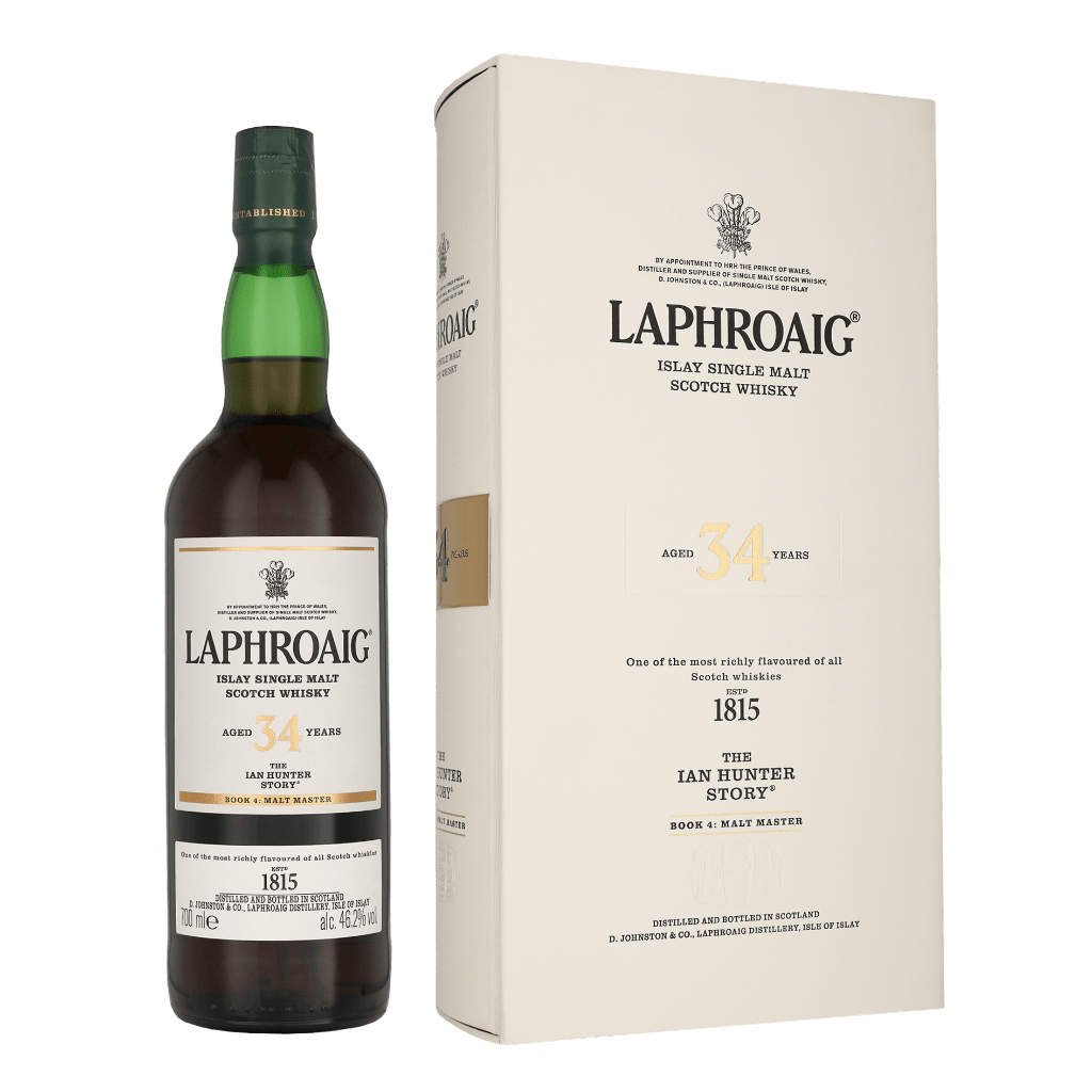 Laphroaig 34 Years The Ian Hunter Story Book 4 Single Malt Whisky