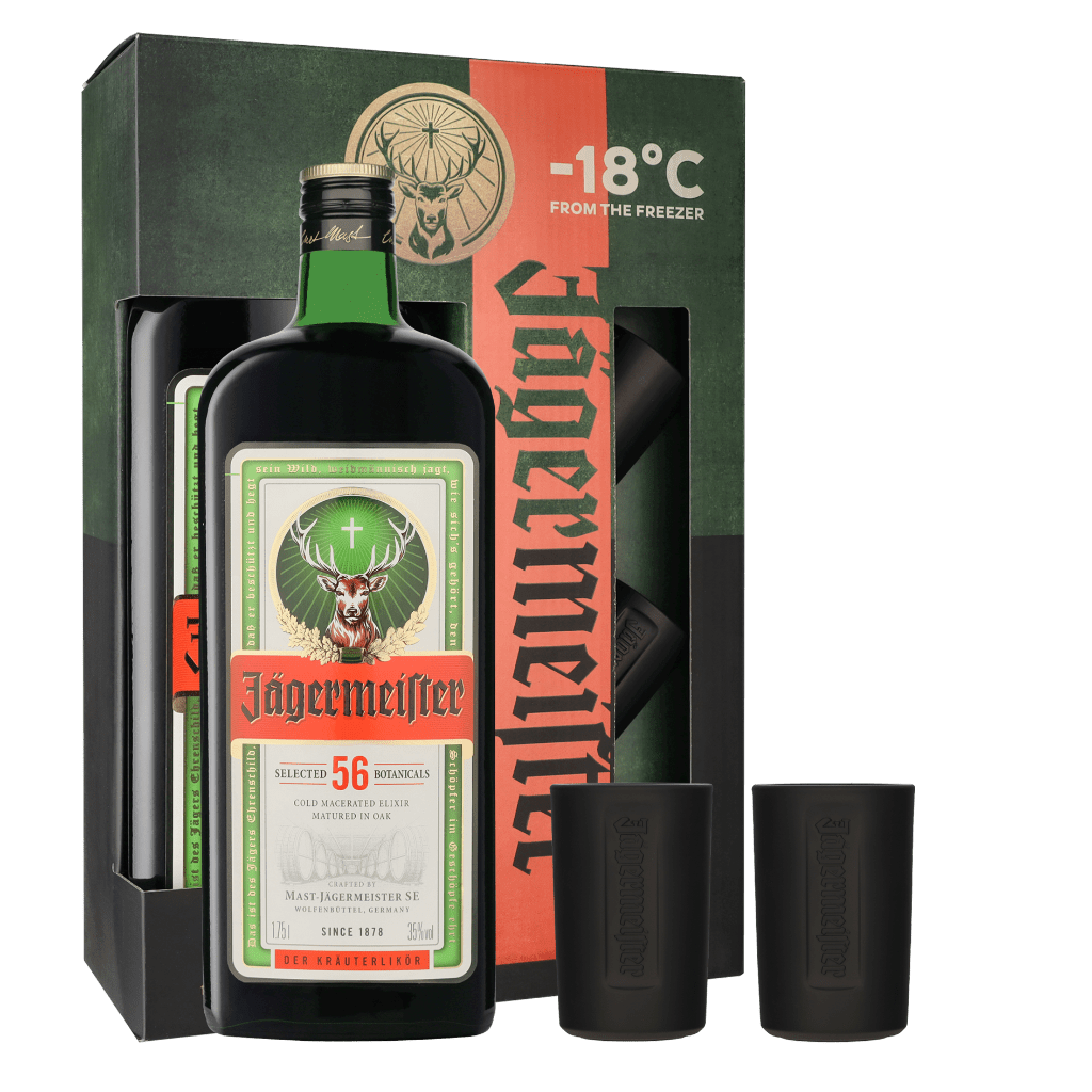 Jagermeister Giftpack + 2 Shotglazen + Pump 1