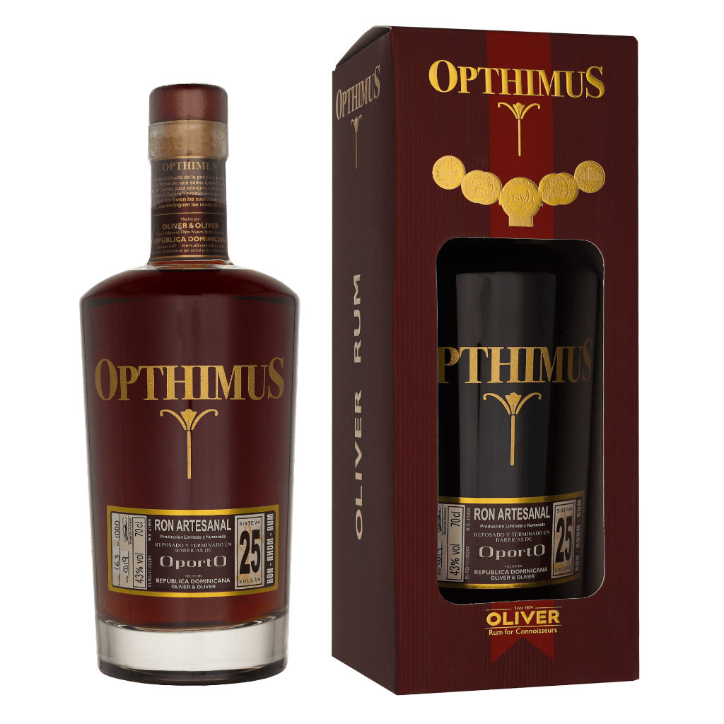 Opthimus 25 Years Oporto 70cl Rum + Giftbox