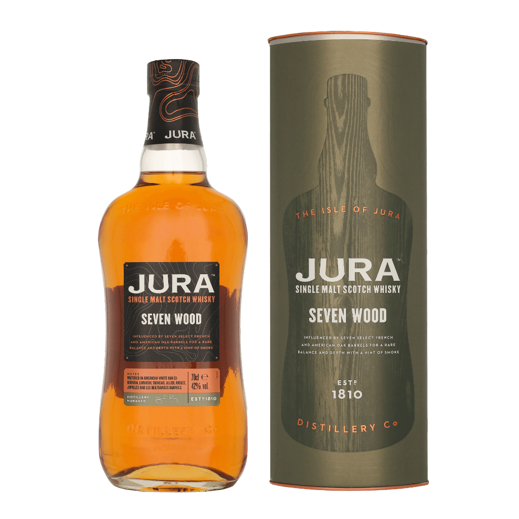 Isle Of Jura Seven Wood 70cl Single Malt Whisky + Giftbox