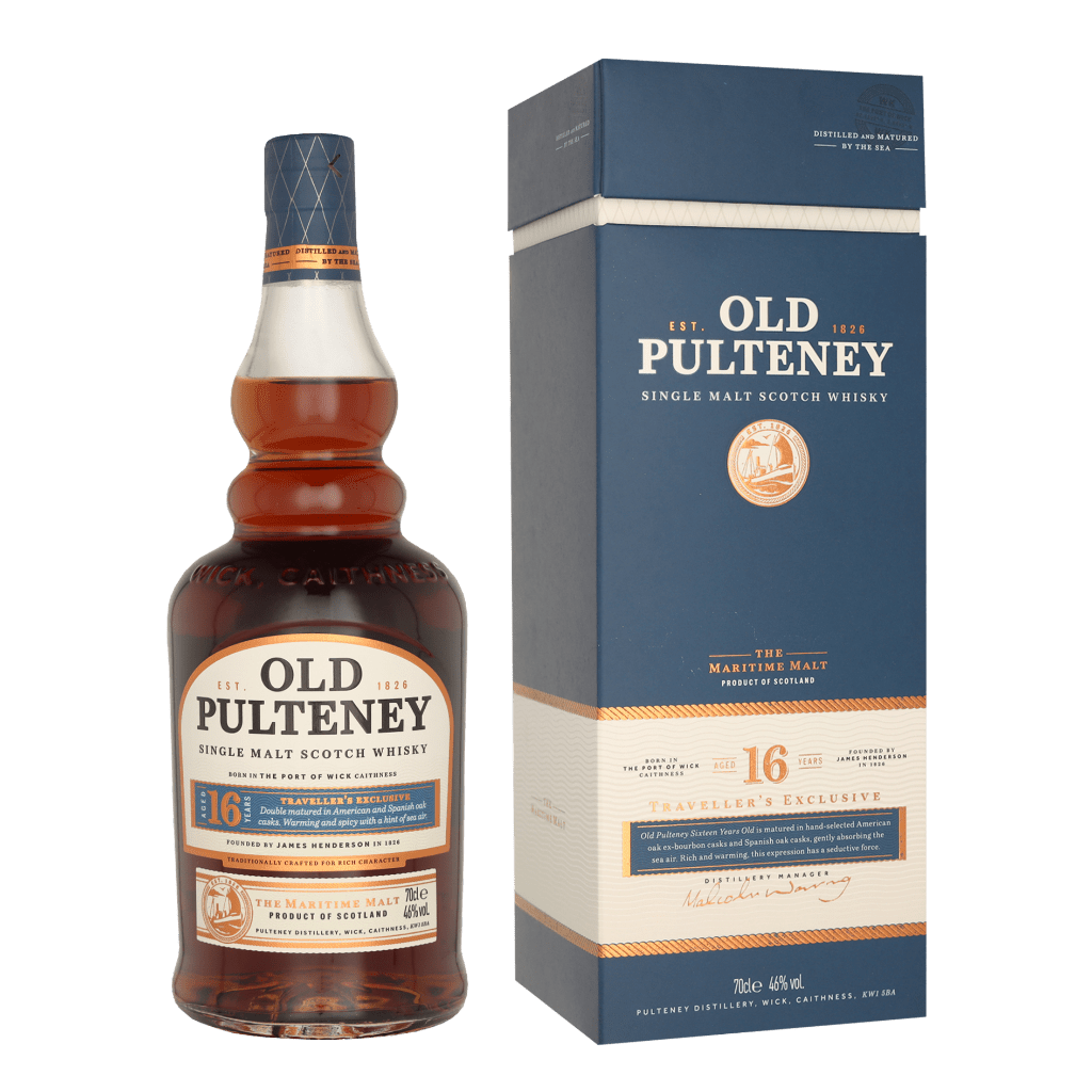 Old Pulteney 16 Years 70cl Single Malt Whisky + Giftbox