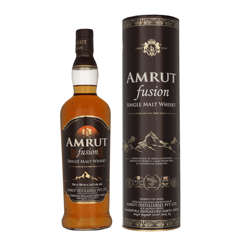 Amrut Fusion 70cl Single Malt Whisky + Giftbox