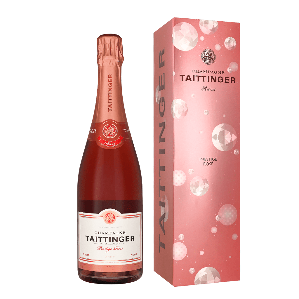 Taittinger Rose Brut 75cl Champagne + Giftbox