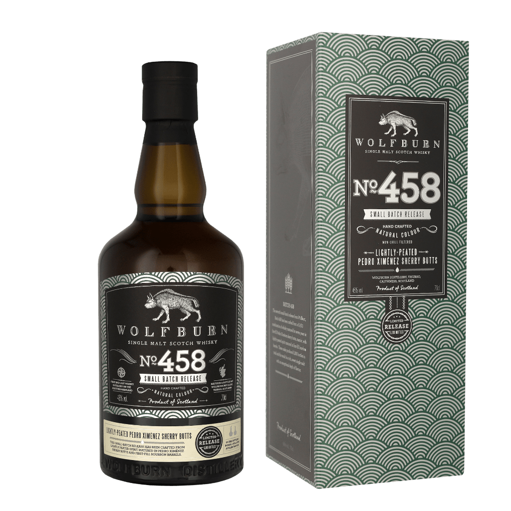 Wolfburn Small Batch 458 Single Malt Whisky + Giftbox