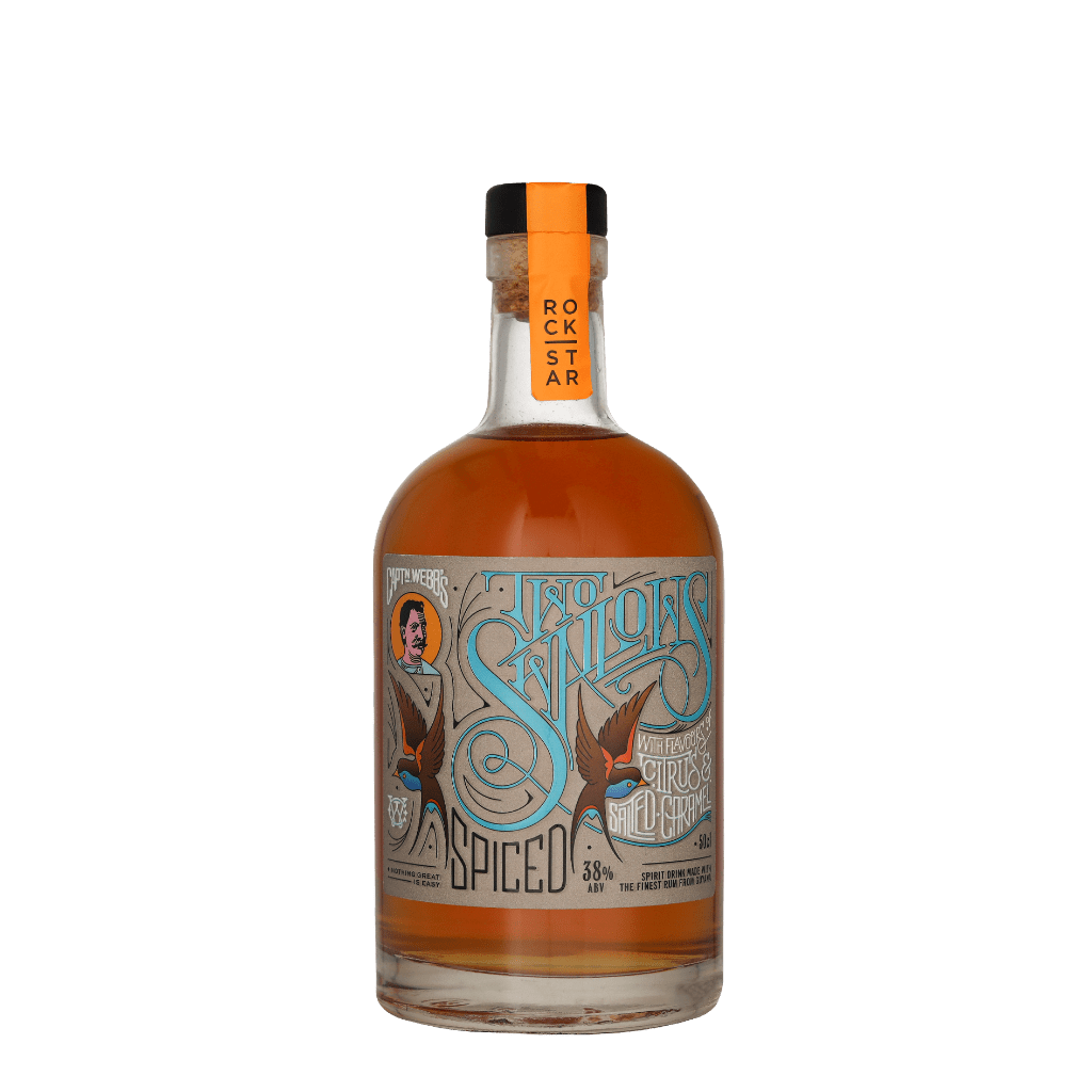 Rockstar Two Swallows Spiced Citrus Salted Caramel Flavoured Rum