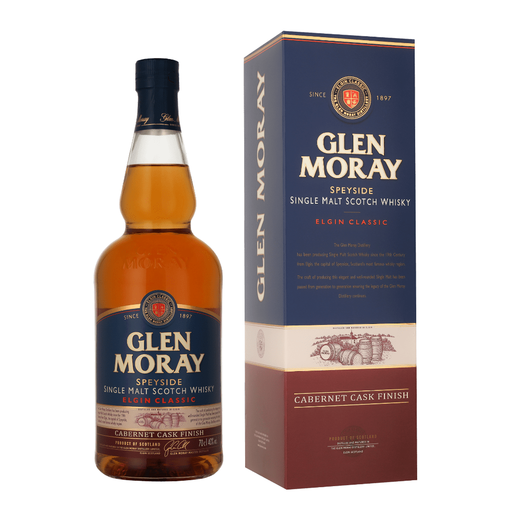 Glen Moray Cabernet 70cl Single Malt Whisky + Giftbox