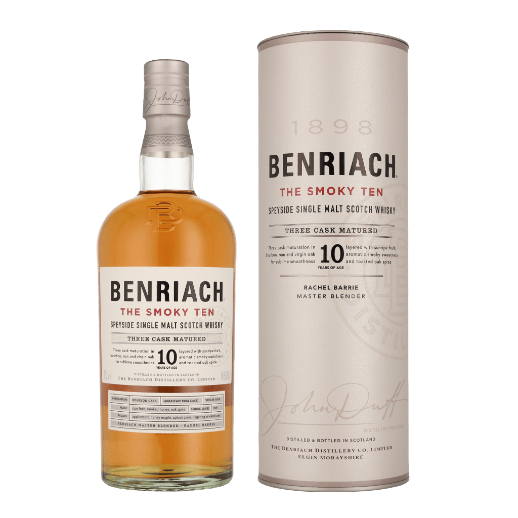 Benriach 10 Years The Smoky Ten 70cl Single Malt Whisky + Giftbox