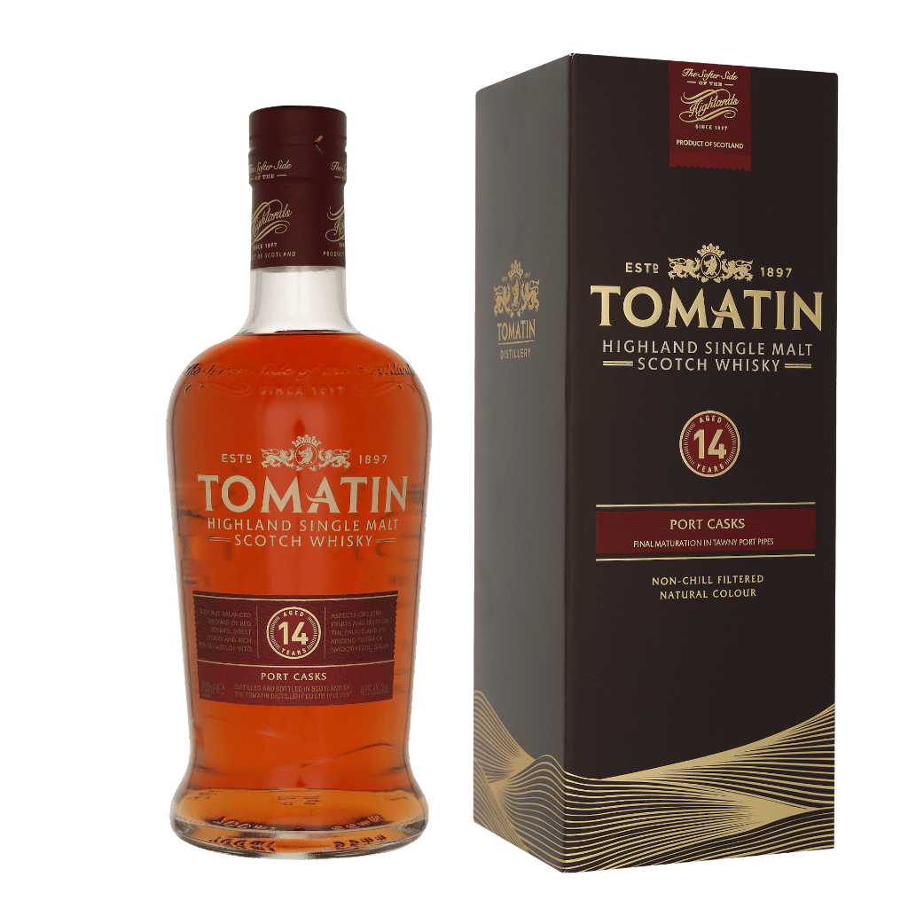 Tomatin 14 Years Portwood 70cl Single Malt Whisky + Giftbox