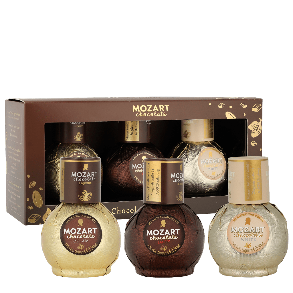 Mozart Trio Set (3X5CL Bottles) 15cl Cream Likeur