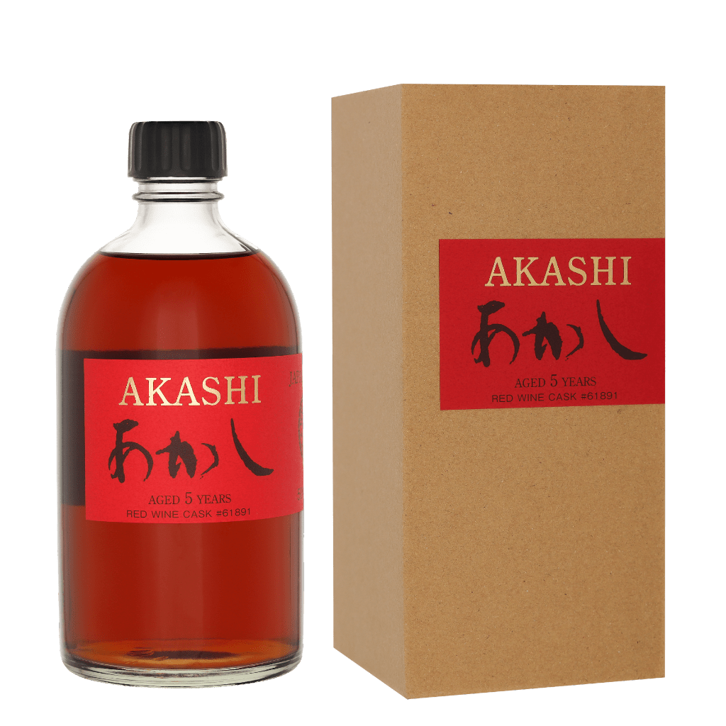 Akashi 5 Years Red Wine Cask 50cl Single Malt Whisky + Giftbox