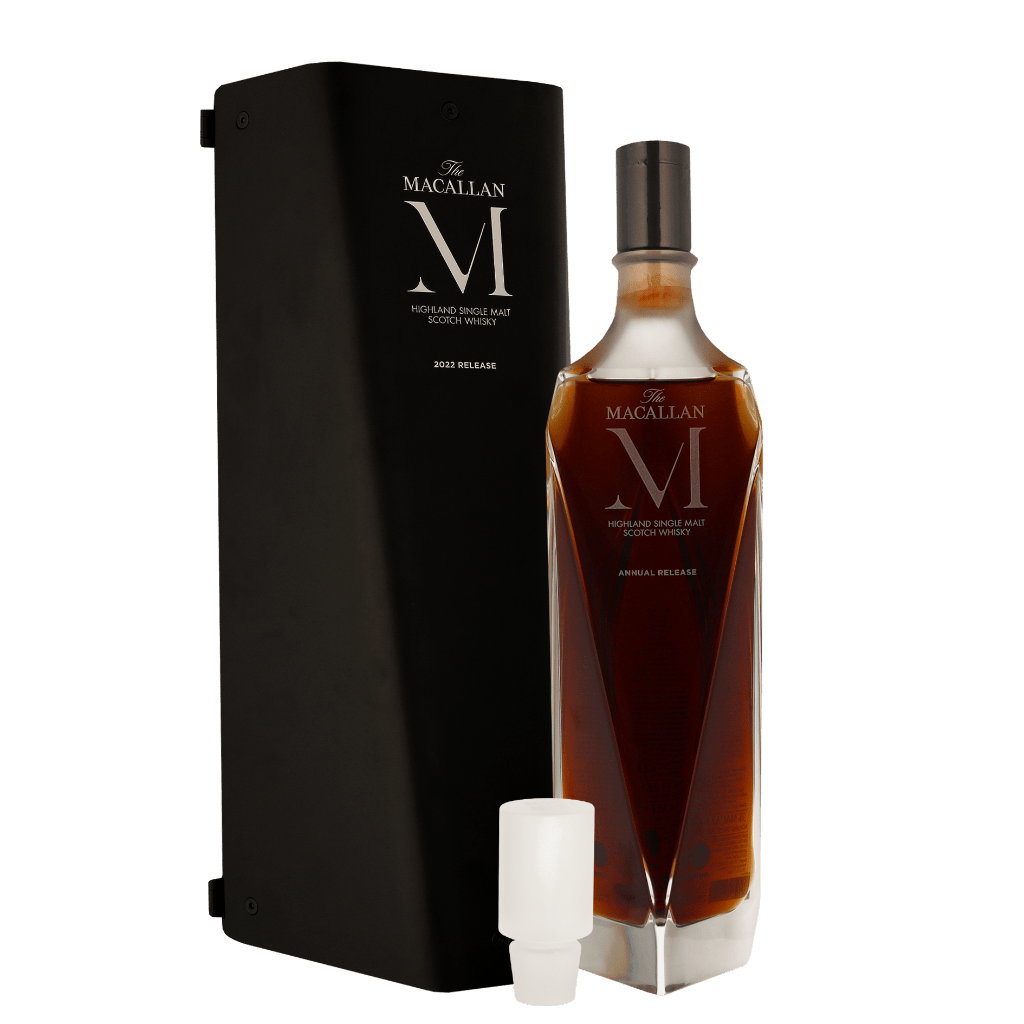 The Macallan M Decanter 2022 Release Single Malt Whisky + Giftbox