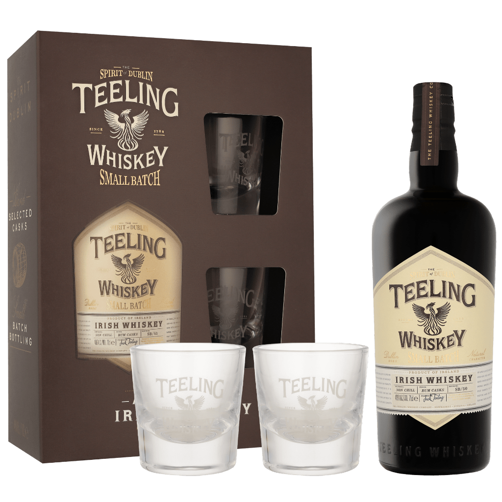 Teeling Small Batch + 2 glazen 70cl Whisky Geschenken