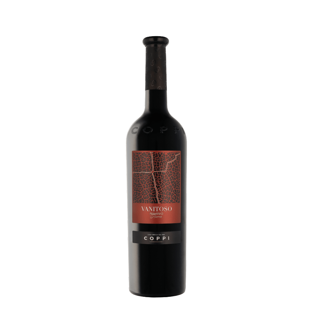 Coppi Primitivo Vanitoso 2016 75cl Rode Wijn