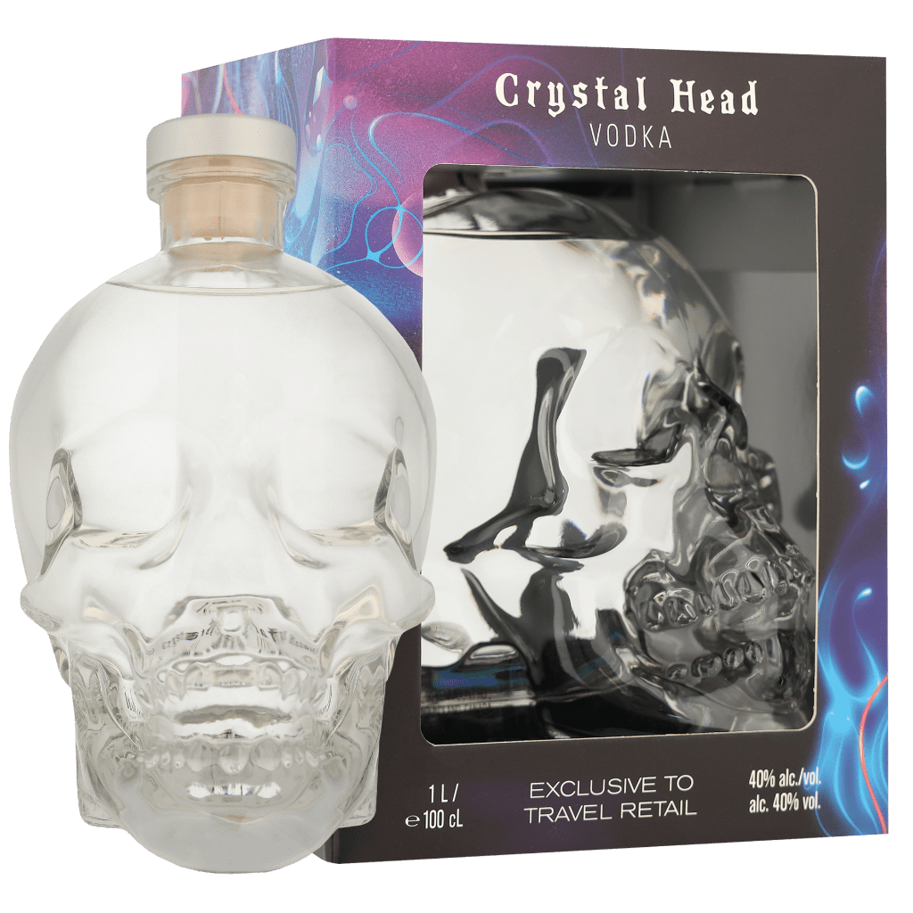 Crystal Head 1ltr Wodka + Giftbox