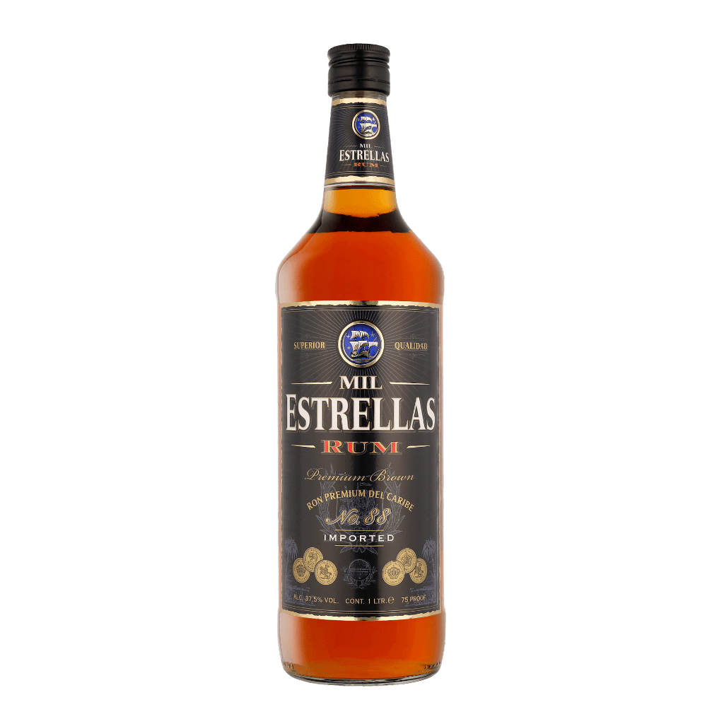 Mil Estrellas Brown 1ltr Rum