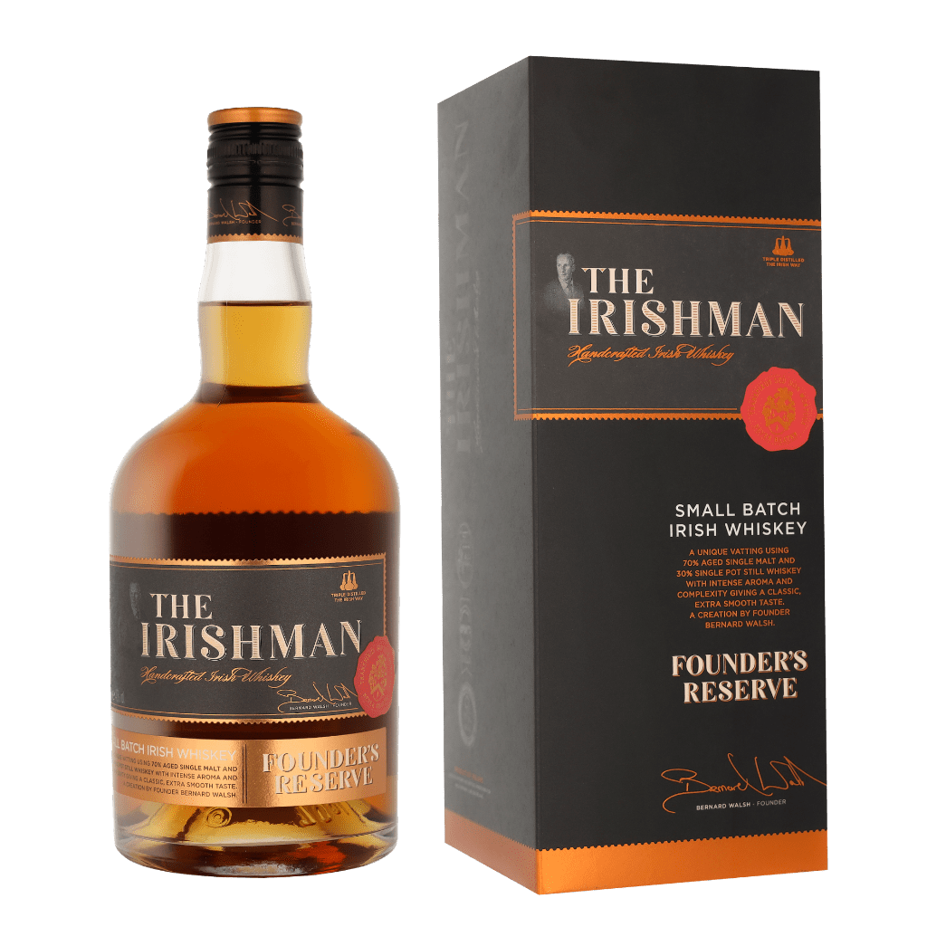 The Irishman Founder&apos;s Reserve 70cl Single Malt Whisky + Giftbox