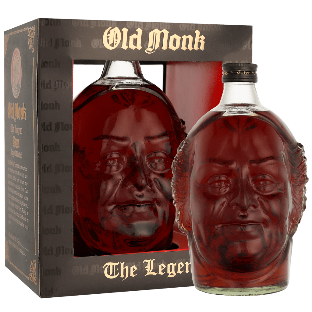 Old Monk The Legend Rum 1ltr + Giftbox